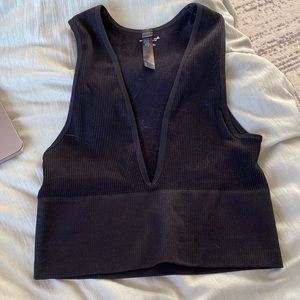 Urban outfitters plunging brami top